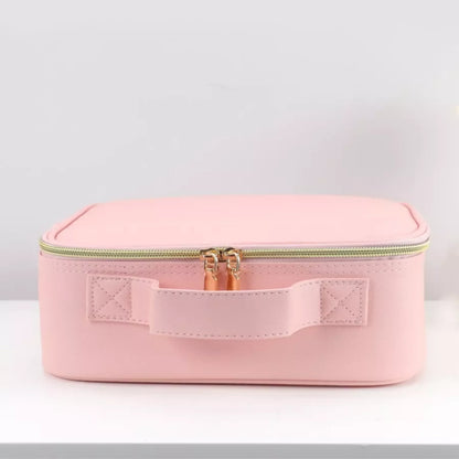 Necessaire Feminina Camarim Portátil com Espelho LED - LedBag™ 2.0