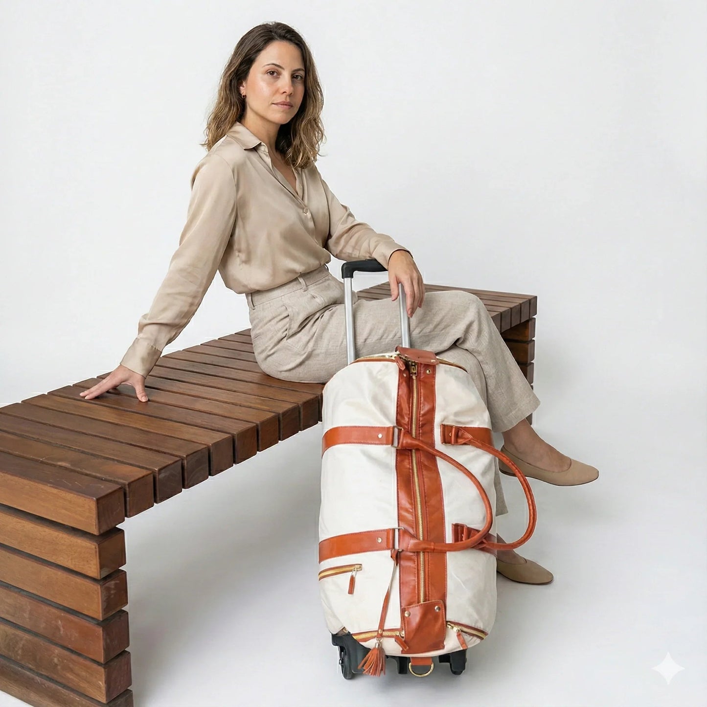Mala de Bordo 10kg JetSetFemme™ - A Bolsa de Viagem Anti-Amasso (3 Cores)