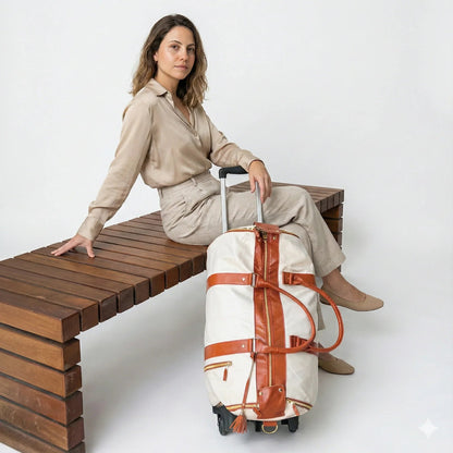 Mala de Bordo 10kg JetSetFemme™ - A Bolsa de Viagem Anti-Amasso (3 Cores)