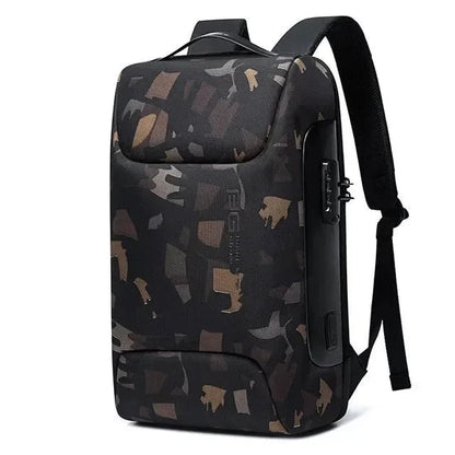 Mochila Executiva Antifurto para Notebook 15.6" Impermeável - DunePrime™