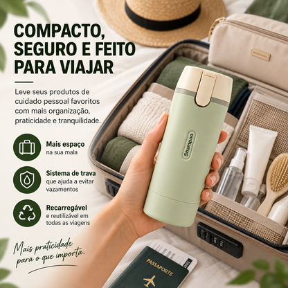 Dispenser de Viagem Inteligente 4 em 1: Organização Antivazamento - GOPACKO™