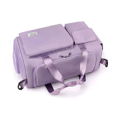 Bolsa Transversal Esportiva Feminina com Porta-Sapatos - SportFlex™