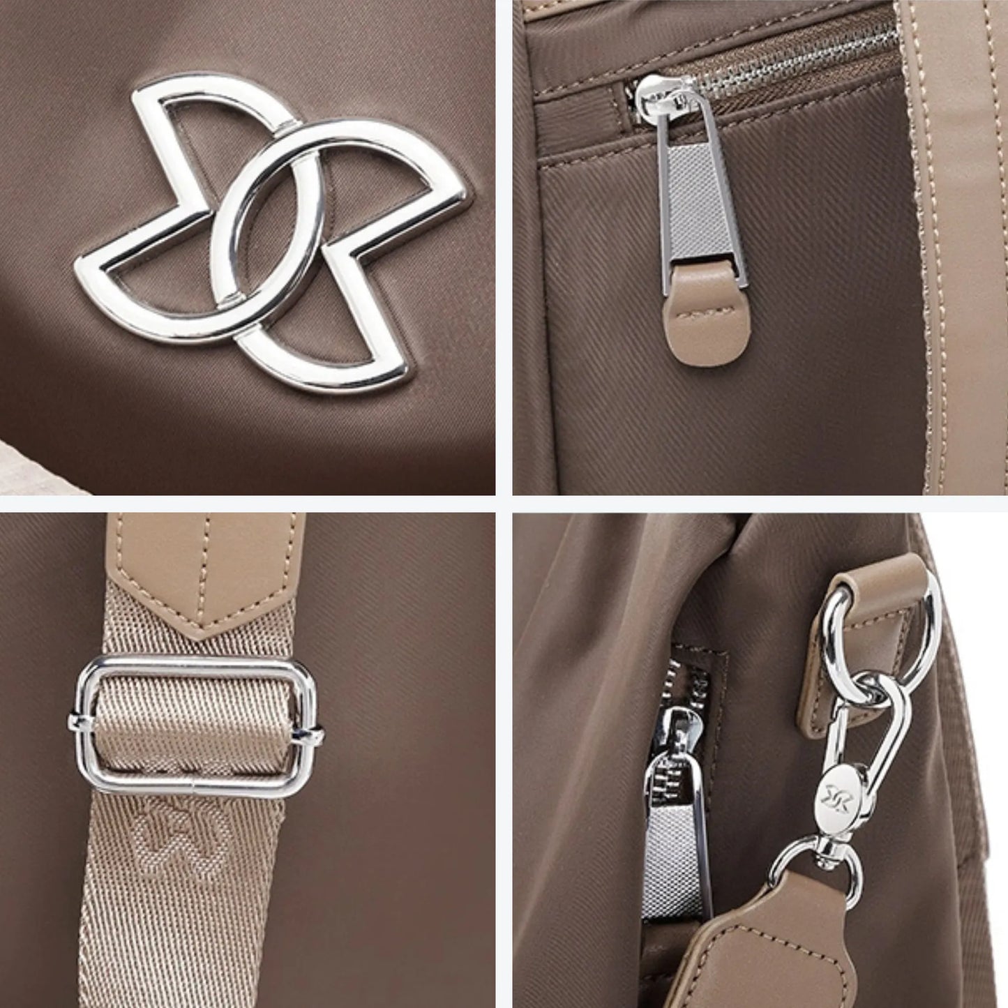 Bolsa Mochila Feminina Antifurto Impermeável - ChicSafe™