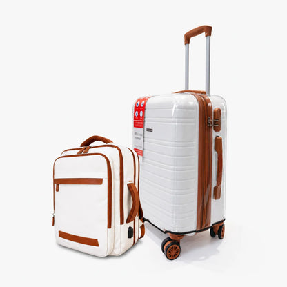 Kit Mala de Bordo 10kg e Mochila Siena™ com Capa Protetora