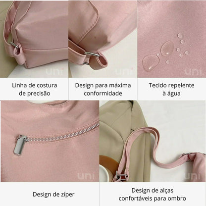 Bolsa Mochila Feminina 3 em 1 Impermeável Transversal - Gilmore™
