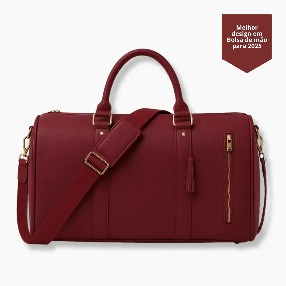 Mala de Bordo 10kg JetSetFemme™ - A Bolsa de Viagem Anti-Amasso (Bege Caramelo)