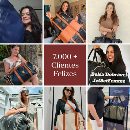 Mala de Bordo 10kg JetSetFemme™ - A Bolsa de Viagem Anti-Amasso (3 Cores)