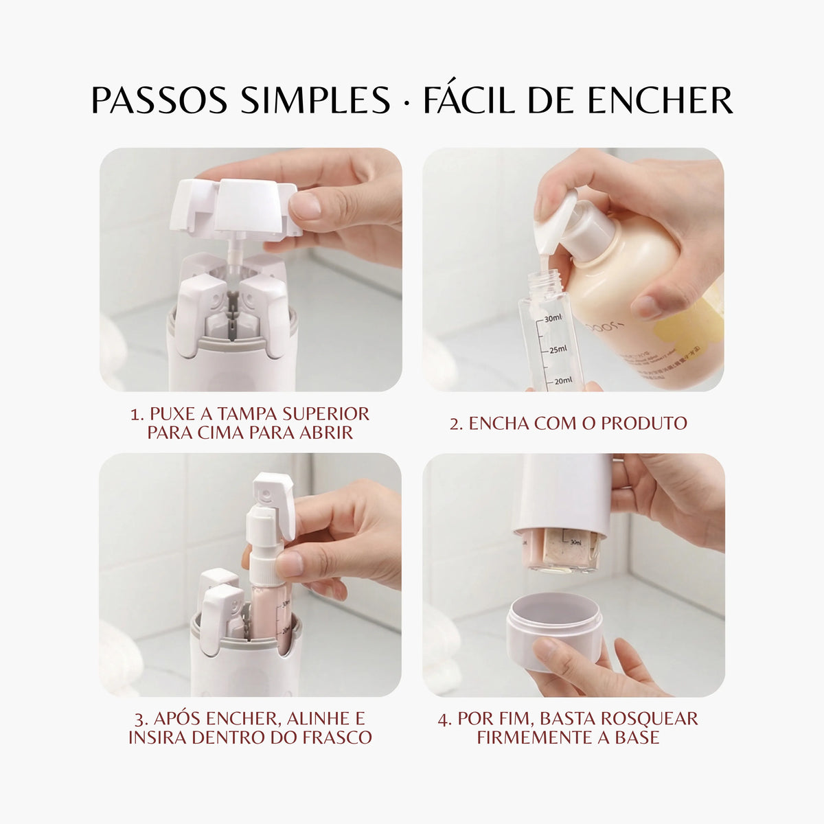 Dispenser de Viagem Inteligente 4 em 1: Organização Antivazamento - GOPACKO™