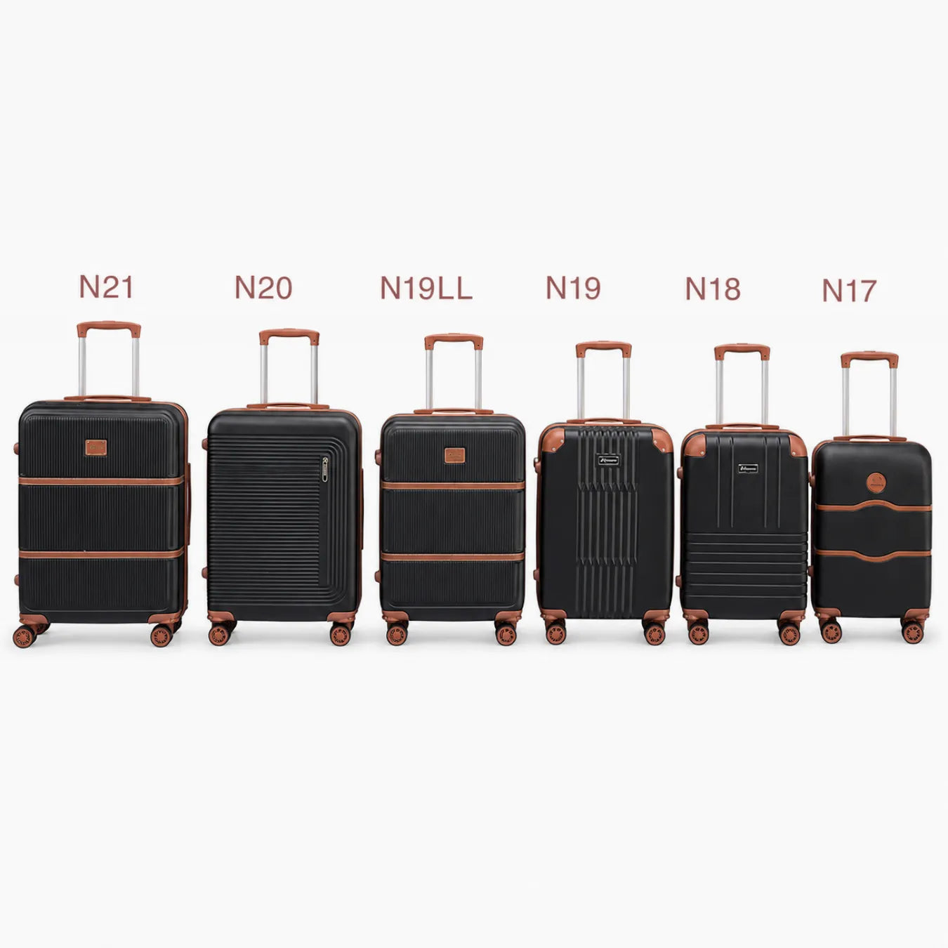 Kit de Viagem NovaTech™ — Mala de Bordo ABS 360° + Mochila 4 em 1 | 3 Cores Combinando