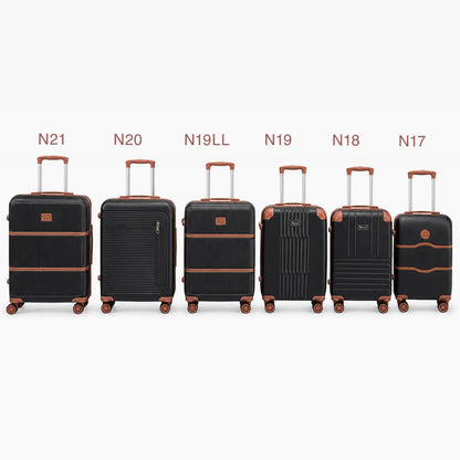 Kit de Viagem NovaTech™ — Mala de Bordo ABS 360° + Mochila 4 em 1 | 3 Cores Combinando