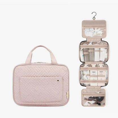Necessaire de Viagem Dobrável com Gancho Metálico BeautyVoyage™ LITE