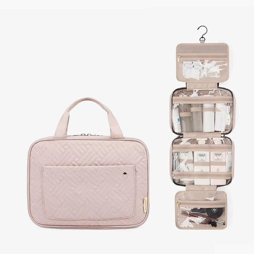 Necessaire de Viagem Dobrável com Gancho Metálico BeautyVoyage™ LITE