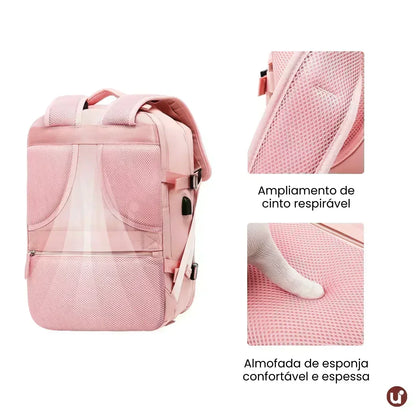 Mochila de Viagem 35L Bagagem de Mão Impermeável - BagTravel™