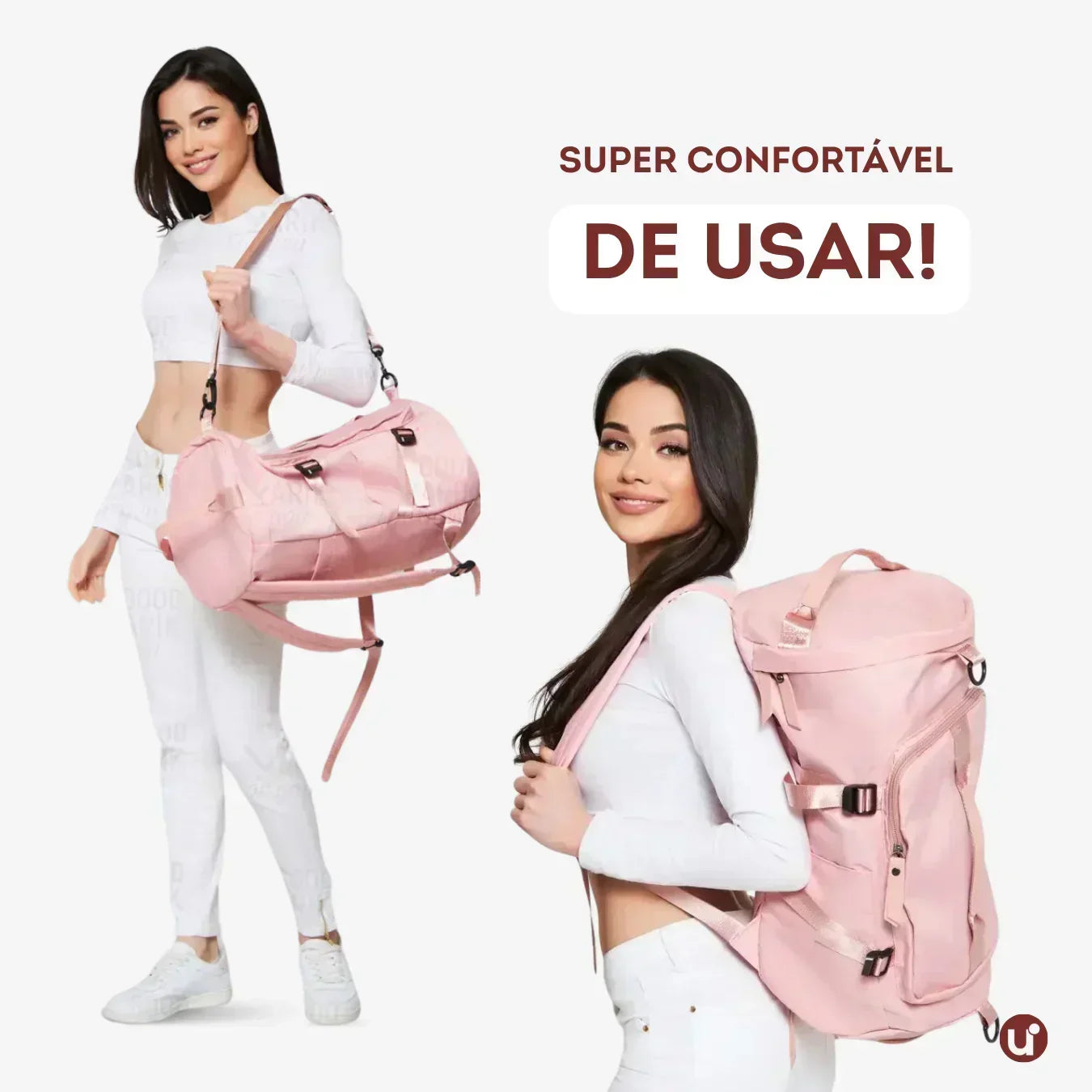 Bolsa Mochila Feminina 2 em 1 Esportiva Impermeável 30L - LVQUE™