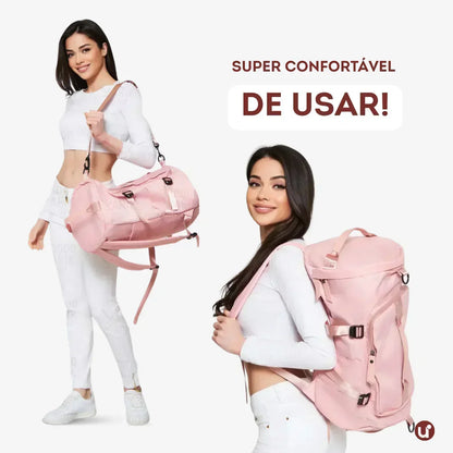 Bolsa Mochila Feminina 2 em 1 Esportiva Impermeável 30L - LVQUE™