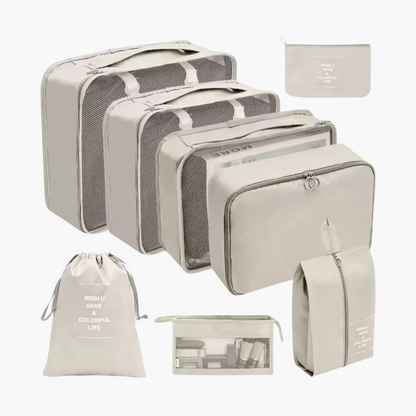 Kit Organizador de Mala 8 e 10 Peças VibePack™ - Impermeável