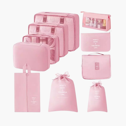 Kit Organizador de Mala 8 e 10 Peças VibePack™ - Impermeável