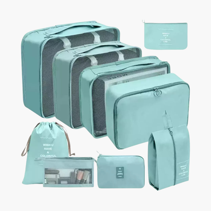 Kit Organizador de Mala 8 e 10 Peças VibePack™ - Impermeável