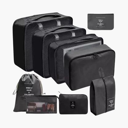 Kit Organizador de Mala 8 e 10 Peças VibePack™ - Impermeável