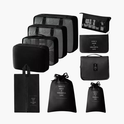 Kit Organizador de Mala 8 e 10 Peças VibePack™ - Impermeável