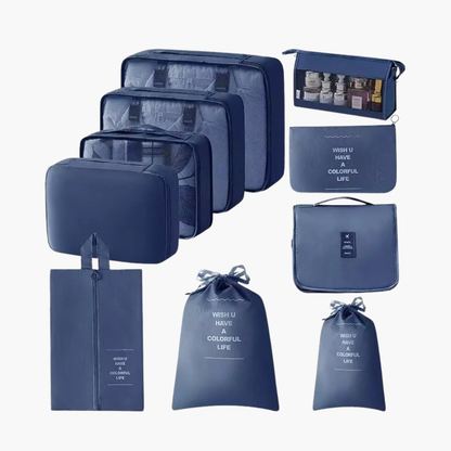 Kit Organizador de Mala 8 e 10 Peças VibePack™ - Impermeável