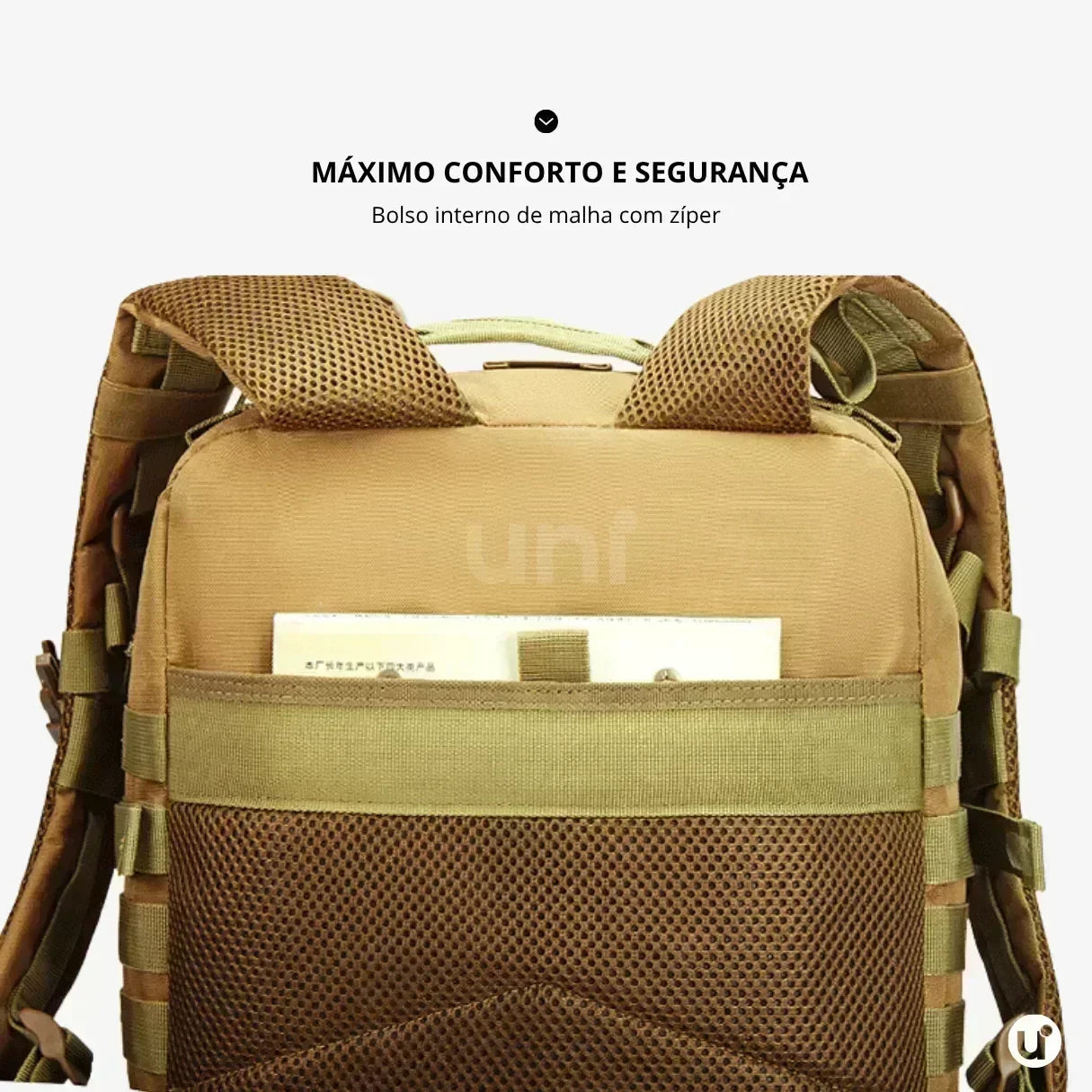 Mochila Tática Militar 50L Impermeável Tactical Titan™ | Brinde: Patch Bandeira do Brasil