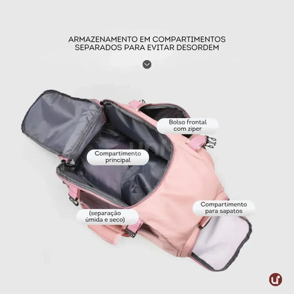 Bolsa de Viagem e Academia 4 em 1 Impermeável 60L - T99 Bag