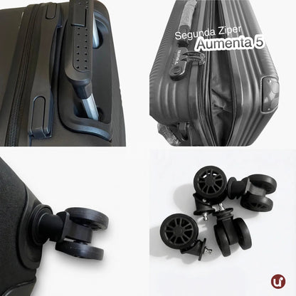 Kit de Viagem Modisa™ — Mala de Bordo 10kg + Bolsa 2 em 1 + 6 Organizadores