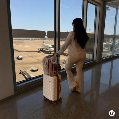 Kit Mala de Bordo 10kg e Mochila Siena™ com Capa Protetora