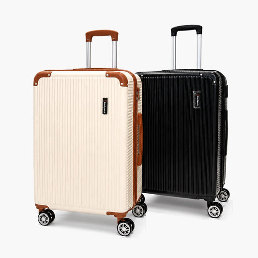 Mala de Viagem NovaTech Rígida ABS — Bordo e Despacho 8kg a 32kg | Cadeado TSA, Rodas 360° Removíveis, Expansível