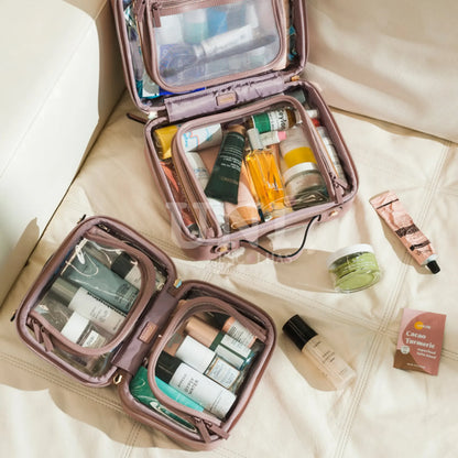 Necessaire Feminina de Viagem Compacta Impermeável - MiniPak™