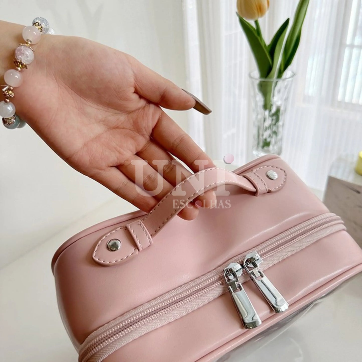 Necessaire Feminina de Viagem Compacta Impermeável - MiniPak™