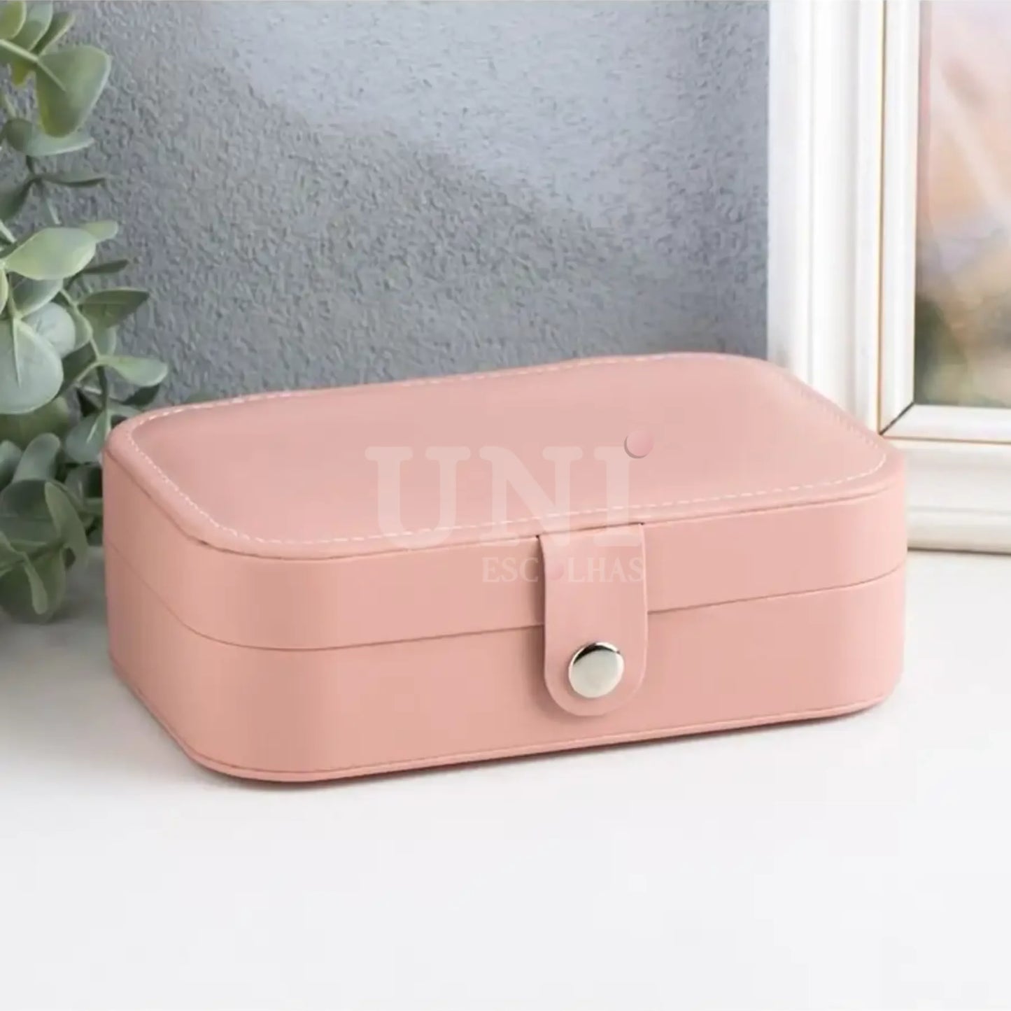 Porta-Joias de Viagem Portátil com Divisórias e Forro de Veludo - BellaBox®