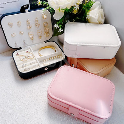 Porta-Joias de Viagem Portátil com Divisórias e Forro de Veludo - BellaBox®
