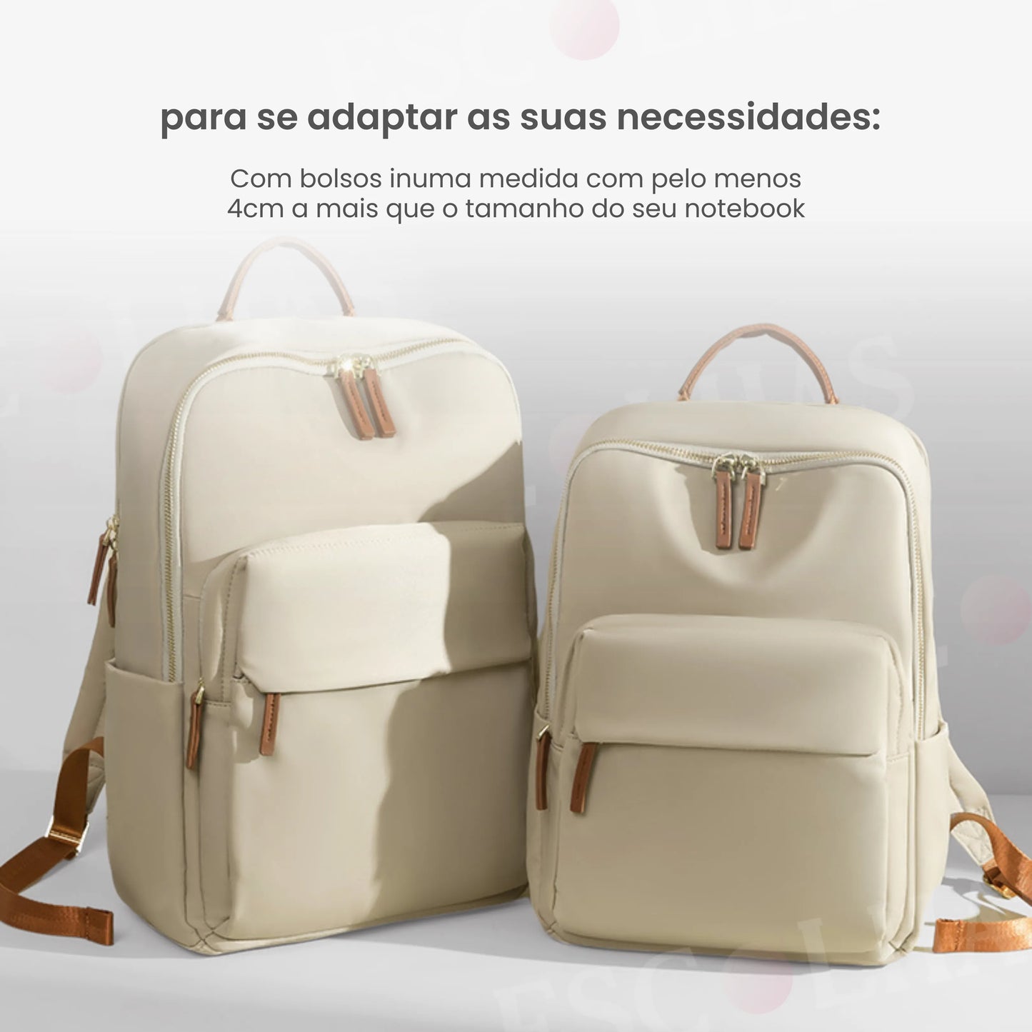 Mochila Executiva Feminina para Notebook Impermeável - RomaBag™