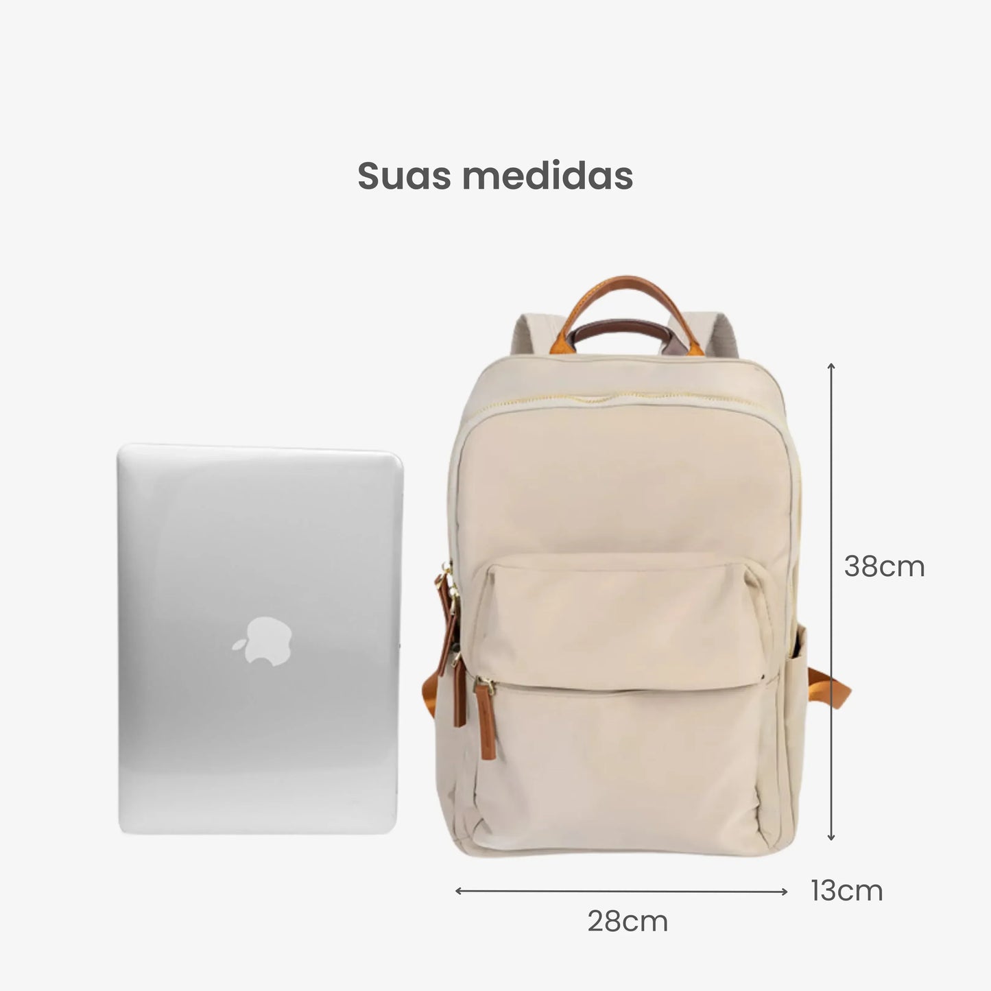 Mochila Executiva Feminina para Notebook Impermeável - RomaBag™