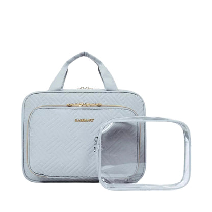 Necessaire de Viagem Dobrável Feminina com Gancho BeautyVoyage™