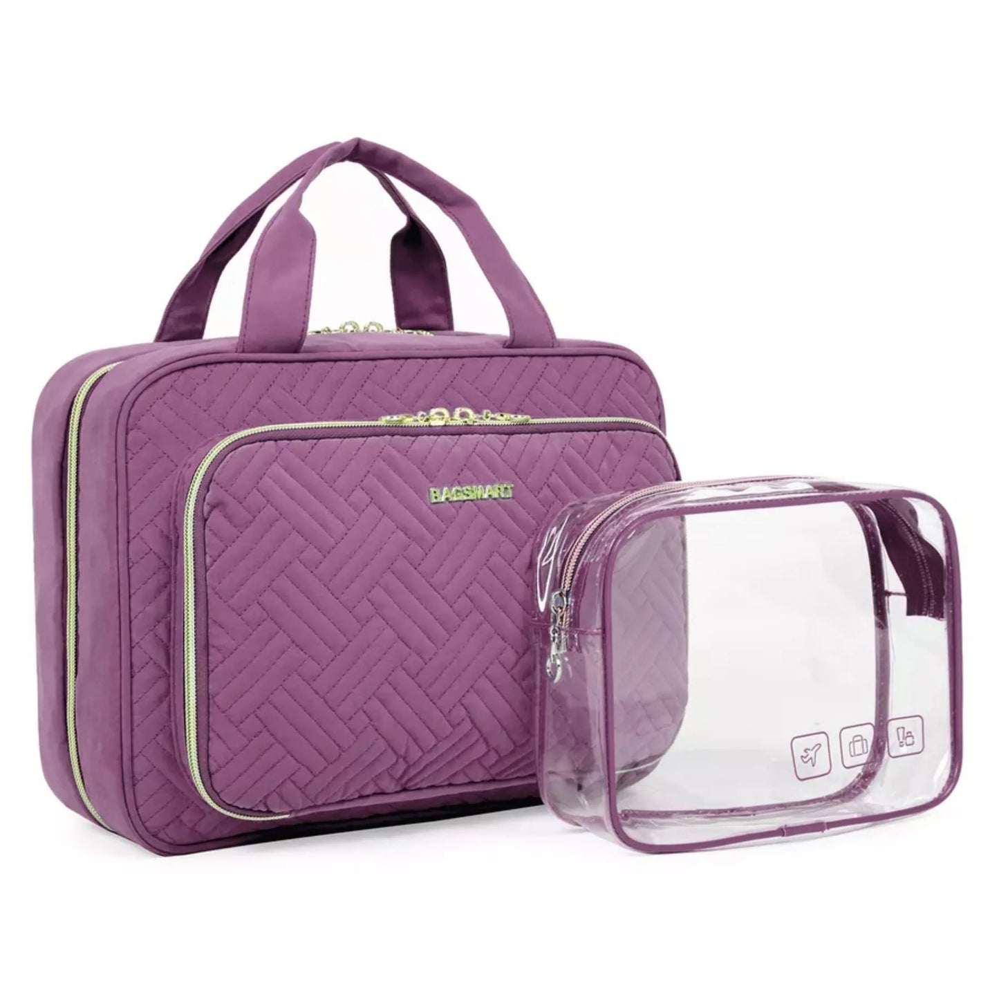 Necessaire de Viagem Dobrável Feminina com Gancho BeautyVoyage™