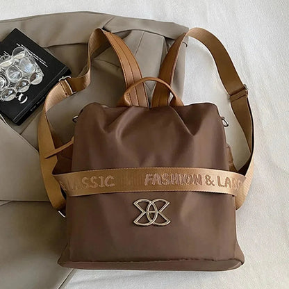 Bolsa Mochila Feminina Antifurto Impermeável - ChicSafe™