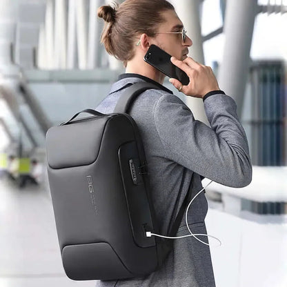 Mochila Executiva Antifurto para Notebook 15.6" Impermeável - DunePrime™