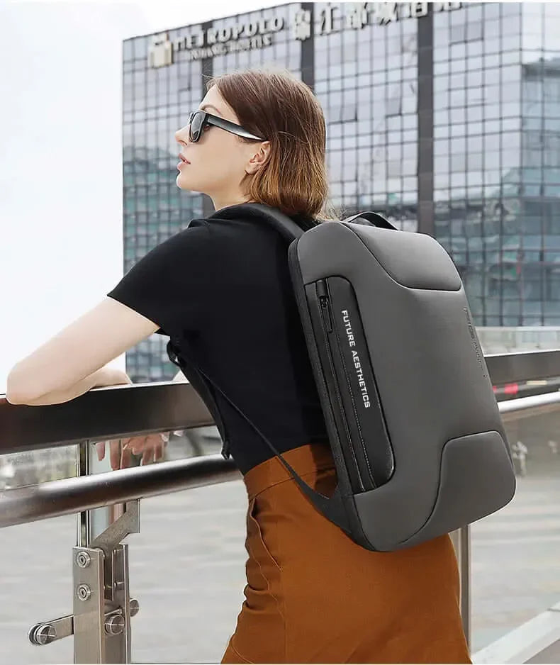 Mochila Executiva Antifurto para Notebook 15.6" Impermeável - DunePrime™