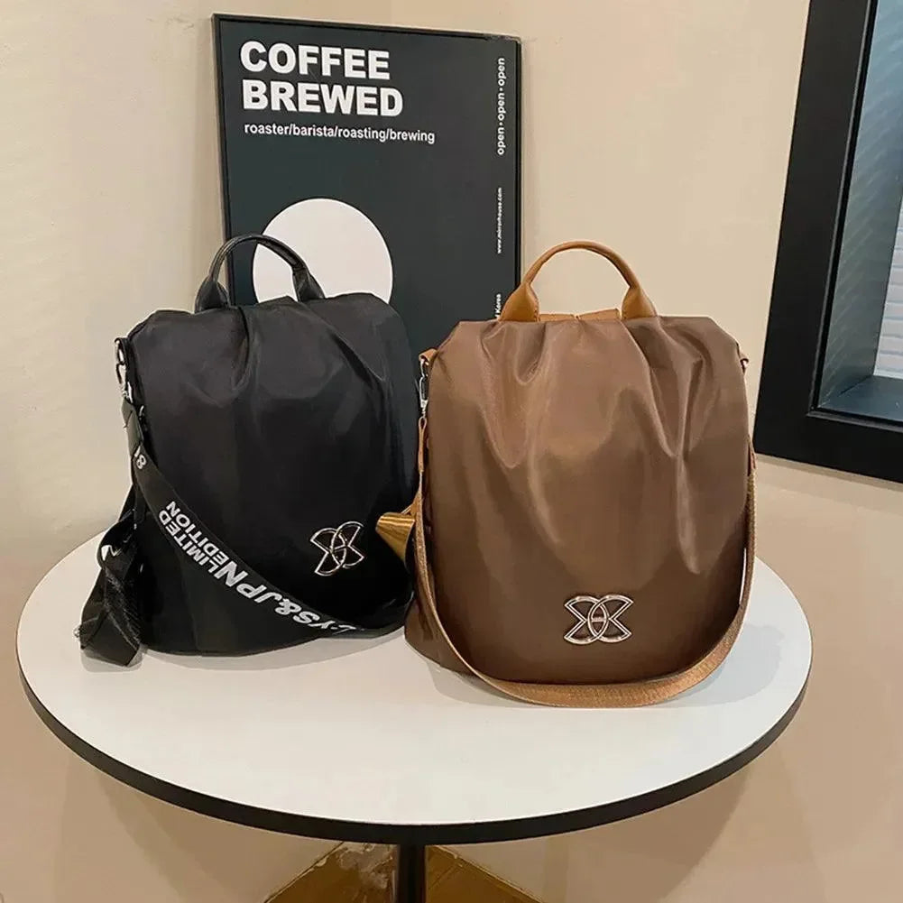 Bolsa Mochila Feminina Antifurto Impermeável - ChicSafe™
