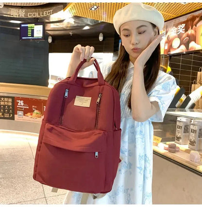 Mochila Feminina Impermeável para Notebook Estilo Coreana - JulyPocket™