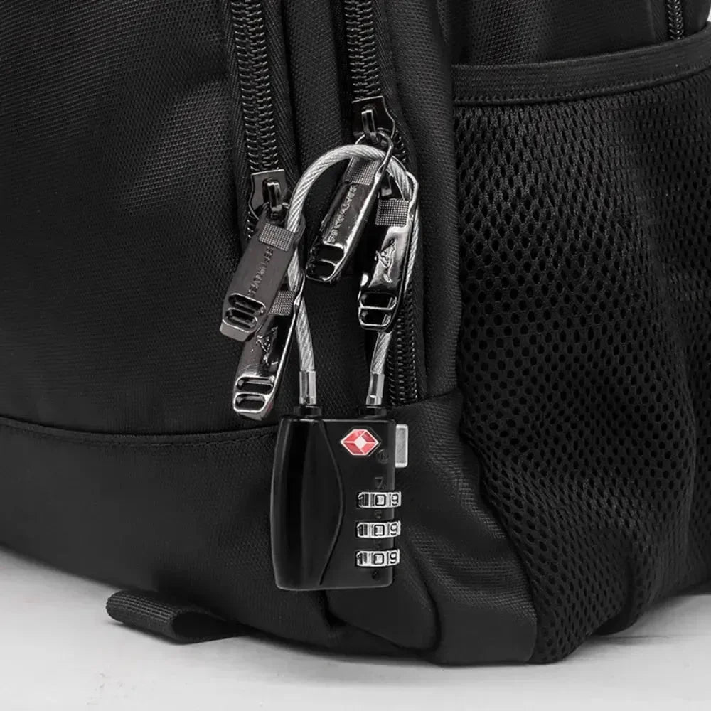 Cadeado para Mala de Viagem com Cabo de Aço e Senha - ProMaster™