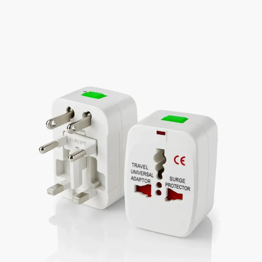 Adaptador de Tomada Internacional Universal Bivolt com Proteção Contra Surtos