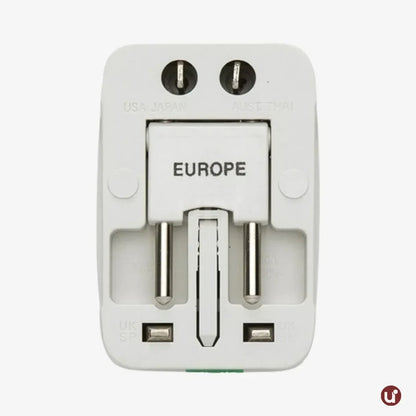 Adaptador de Tomada Internacional Universal Bivolt com Proteção Contra Surtos