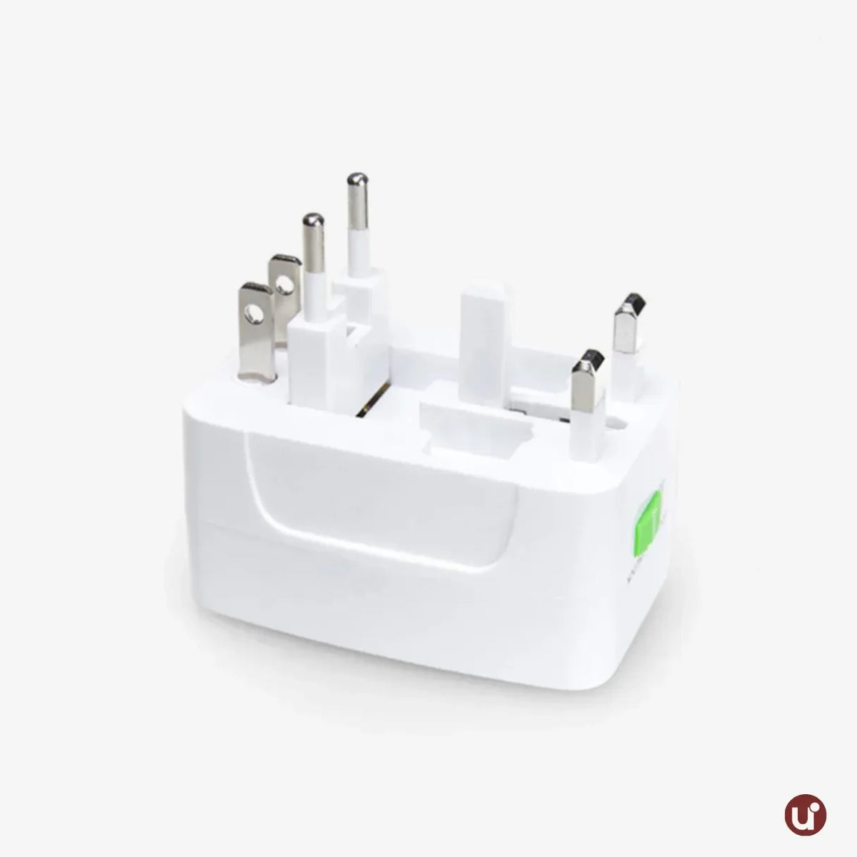 Adaptador de Tomada Internacional Universal Bivolt com Proteção Contra Surtos