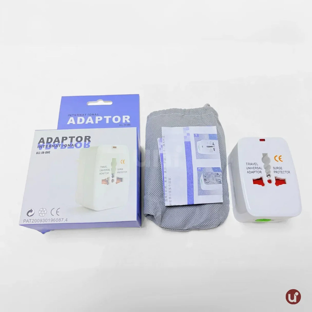 Adaptador de Tomada Internacional Universal Bivolt com Proteção Contra Surtos