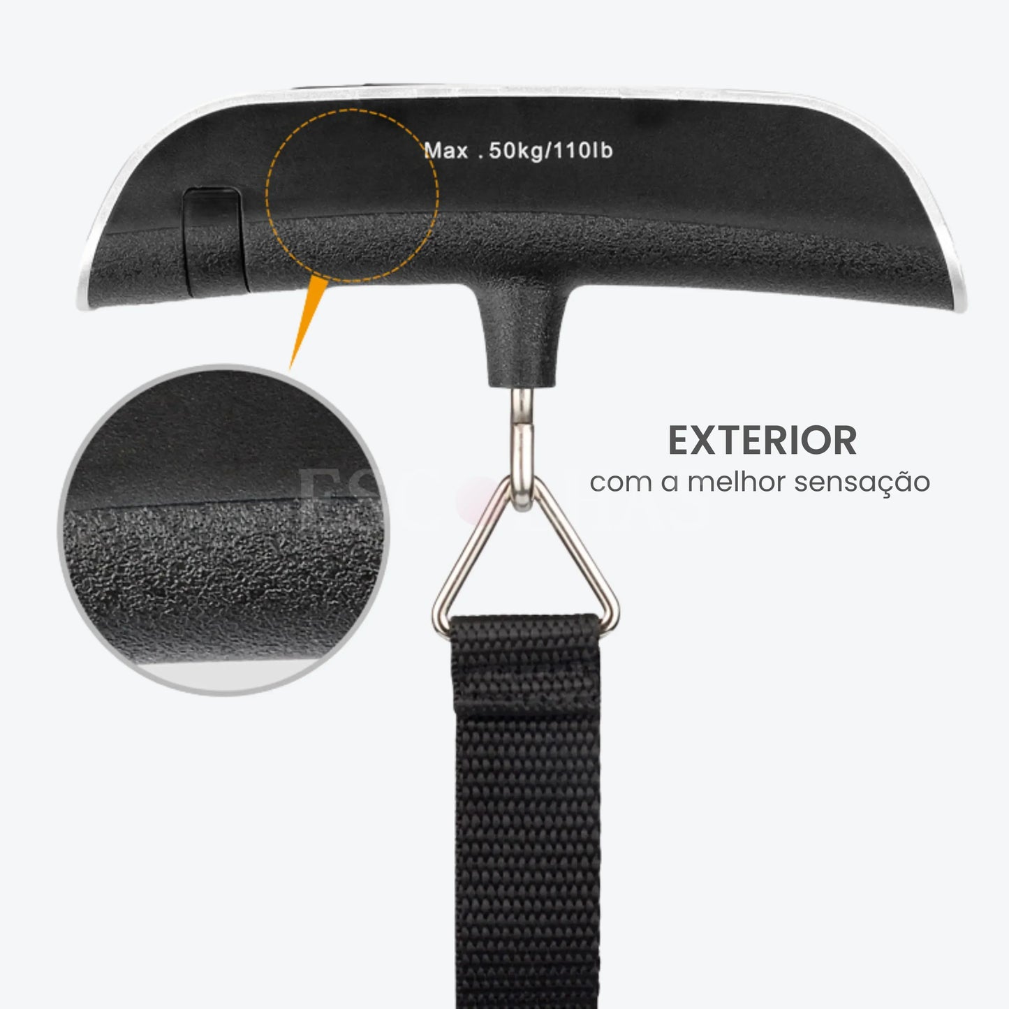 Balança Digital de Mão para Mala de Viagem 50kg - Portátil