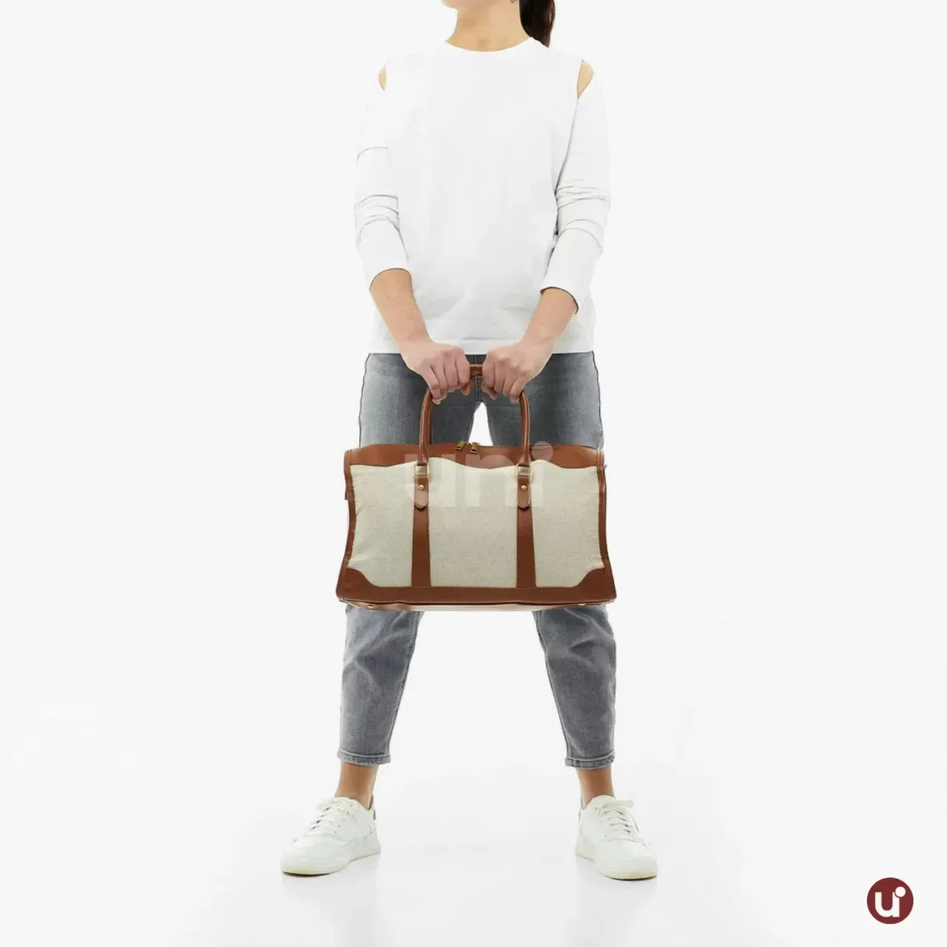 Bolsa de Lona Feminina Versátil com Alça de Ombro - Le Classique™